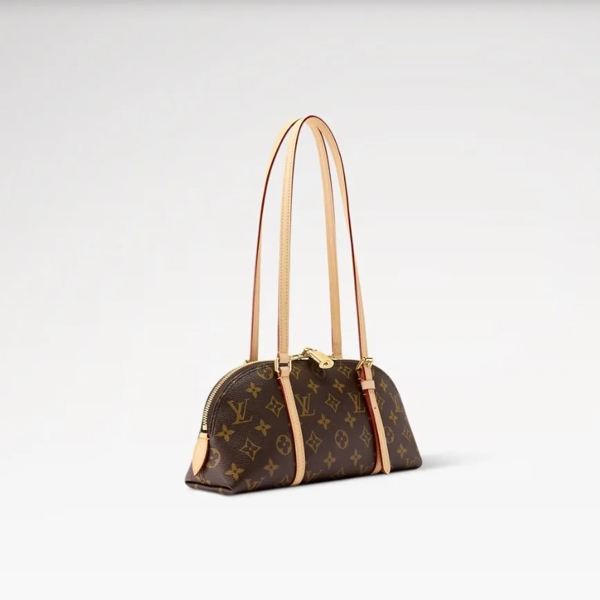 Louis Vuitton Squire East West Shoulder Bag / Monogram Gold Hardware - Image 3