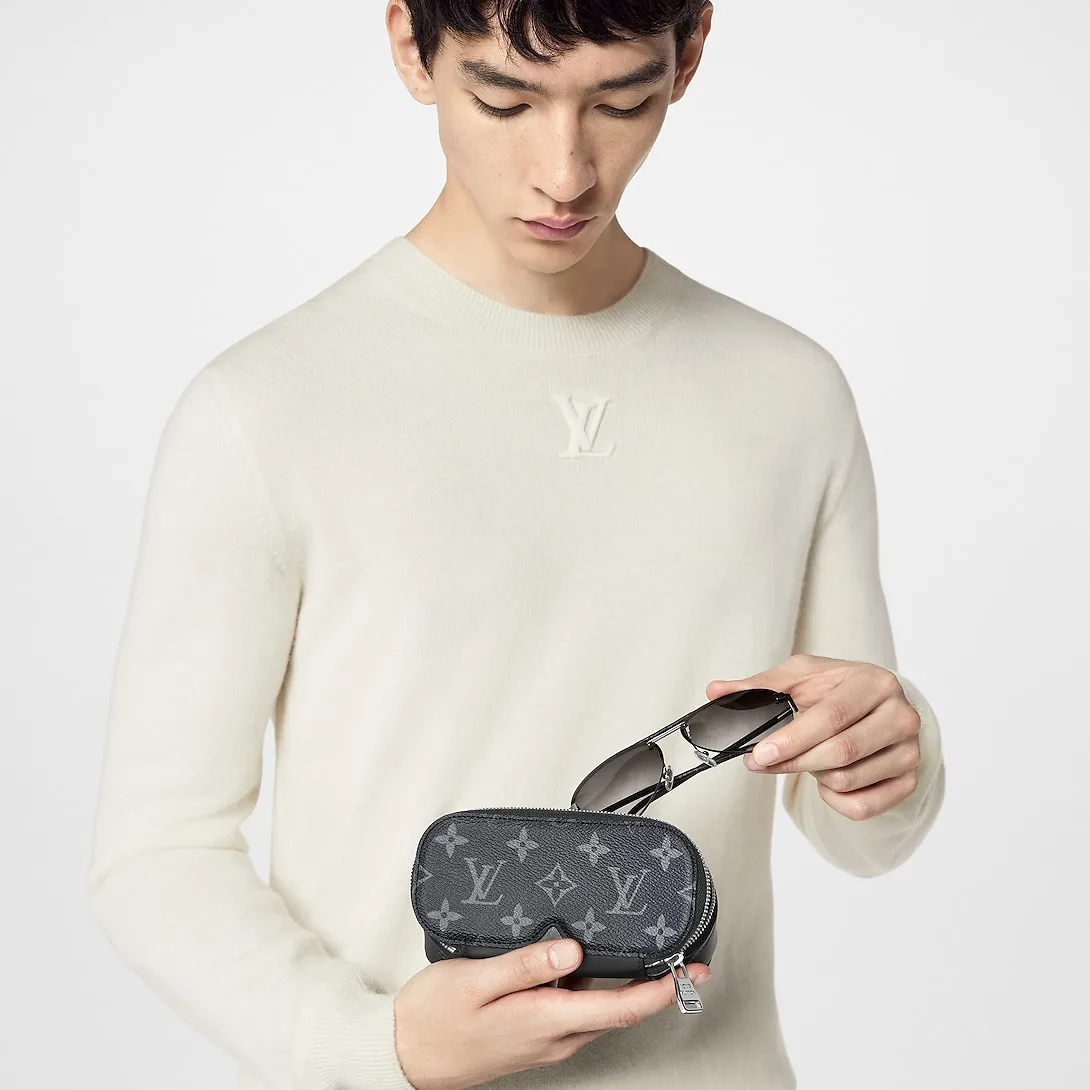 Alternative view of Louis Vuitton Sunglasses Pouch GM Monogram Eclipse