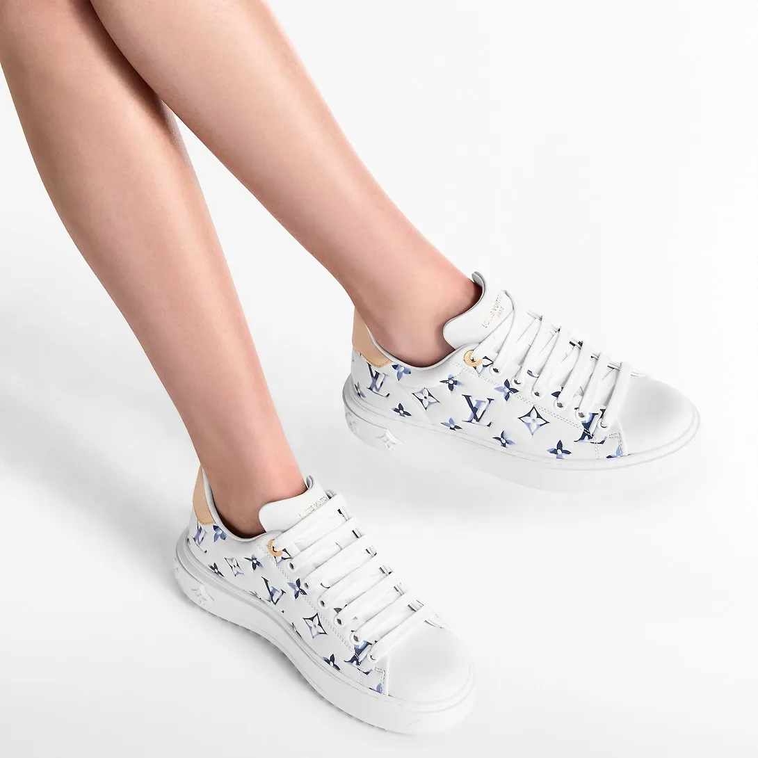 Louis Vuitton Time Out Sneaker Blue 1AHOOF - Image 2