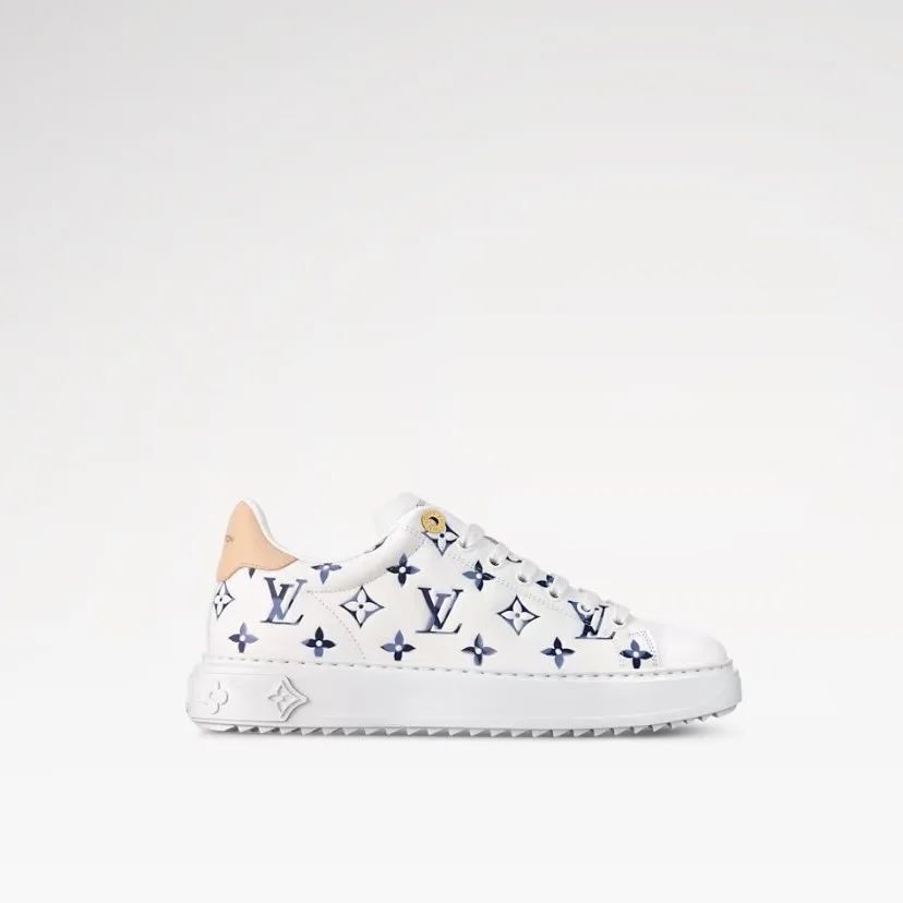Louis Vuitton Time Out Sneaker Blue 1AHOOF - Image 5