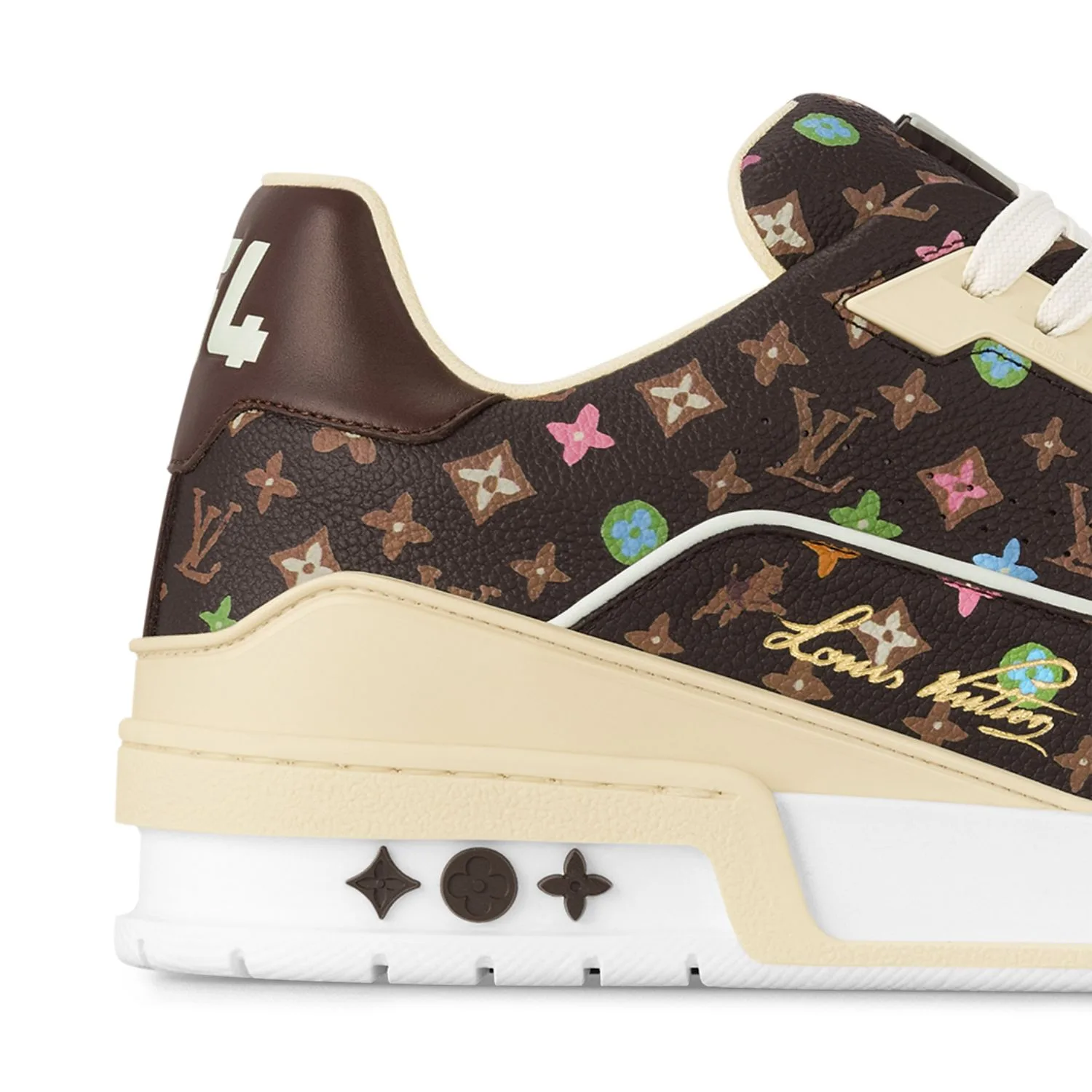 Louis Vuitton Trainer Sneaker Brown 1ACXB1 - Image 4