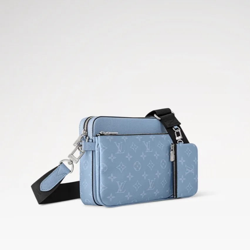 Alternative view of Louis Vuitton Trio Messenger Sky Blue /