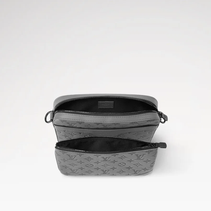 Louis Vuitton Trio Messenger Monogram Shadow By Virgil Ablohs Grey - Image 3