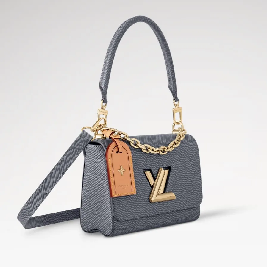 Alternative view of Louis Vuitton Twist MM Gray /