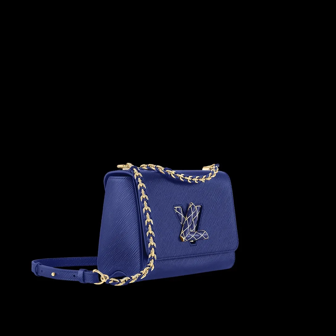 Louis Vuitton Twist MM Bag Blue - / 9 Inches - Image 4