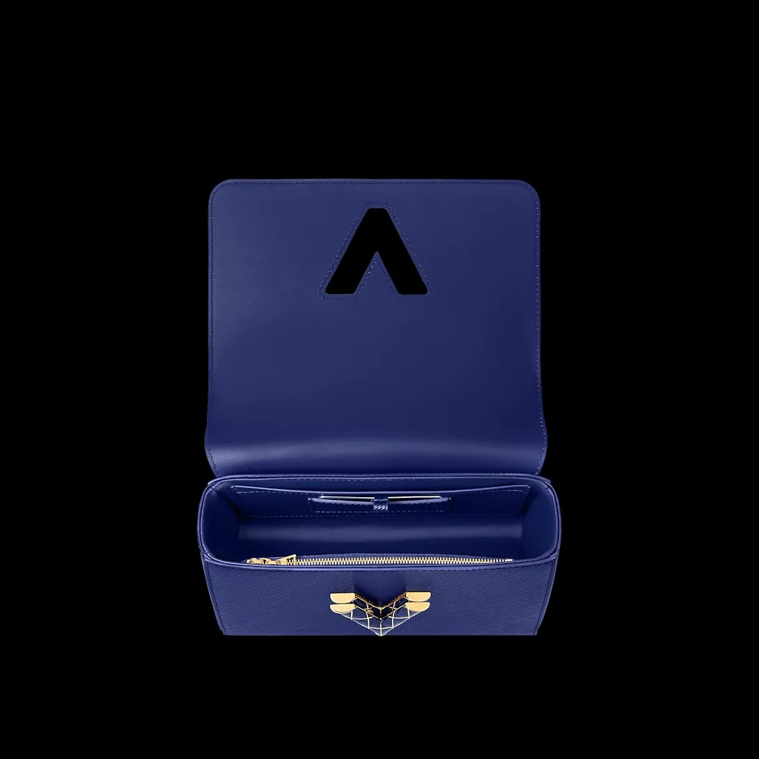 Louis Vuitton Twist MM Bag Blue - / 9 Inches - Image 3