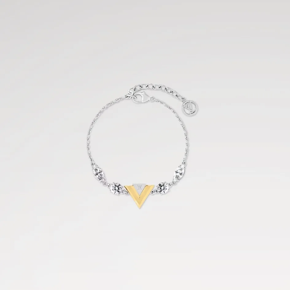 Alternative view of Louis Vuitton V For Vuitton Bracelet Gold/Silver Color
