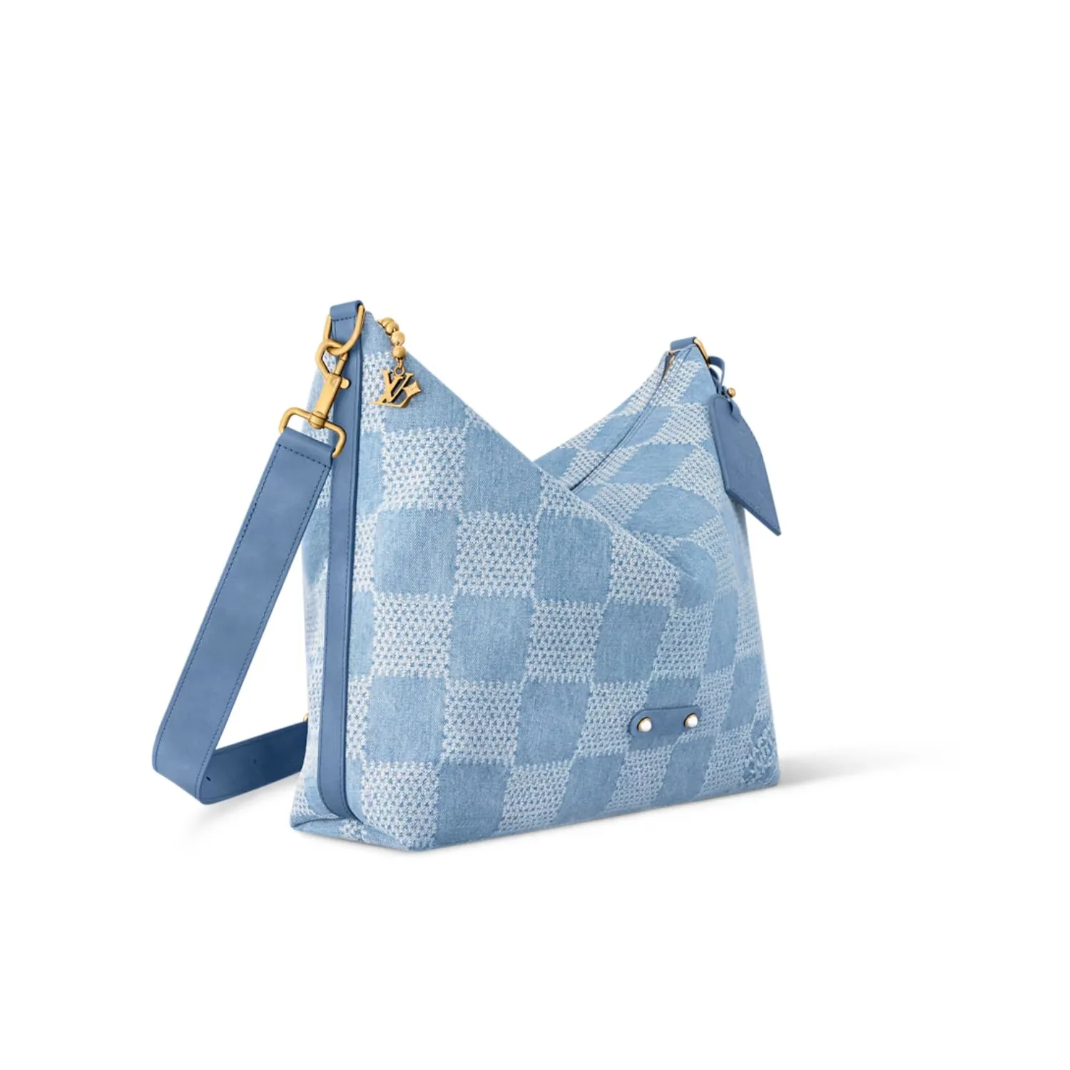 Alternative view of Louis Vuitton Vagabond Hobo Bags Blue /