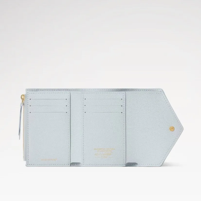 Louis Vuitton Victorine Wallet Monogram Origine Bleu Courrier / - Image 5