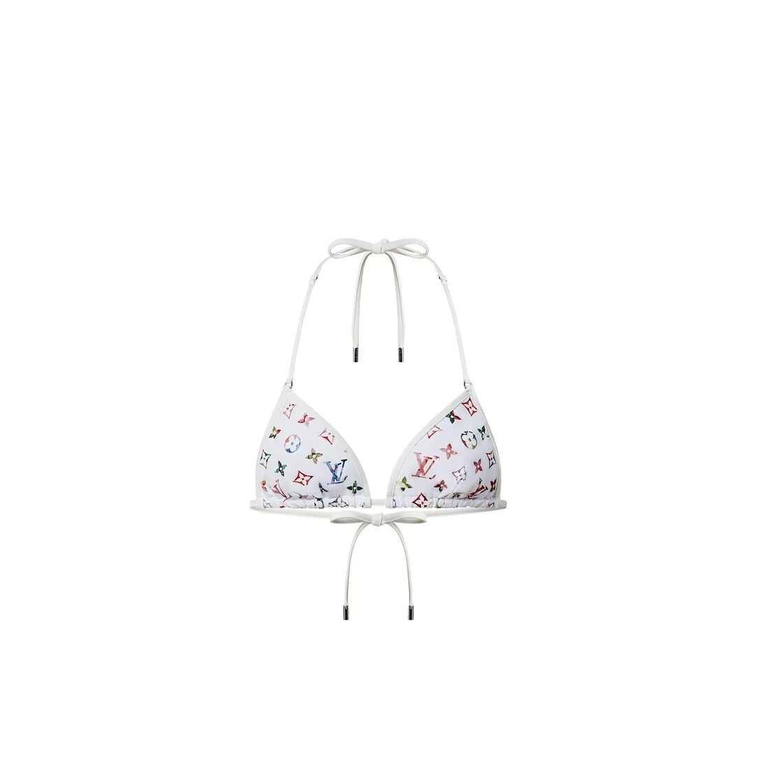 Alternative view of Louis Vuitton Vintage Floral Monogram Bikini White 1AALTX