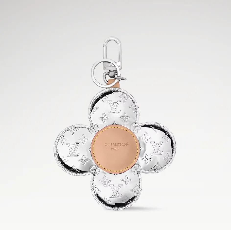 Louis Vuitton Vivienne Head Mng Mirror Key Holder Silver Hardware - Image 3