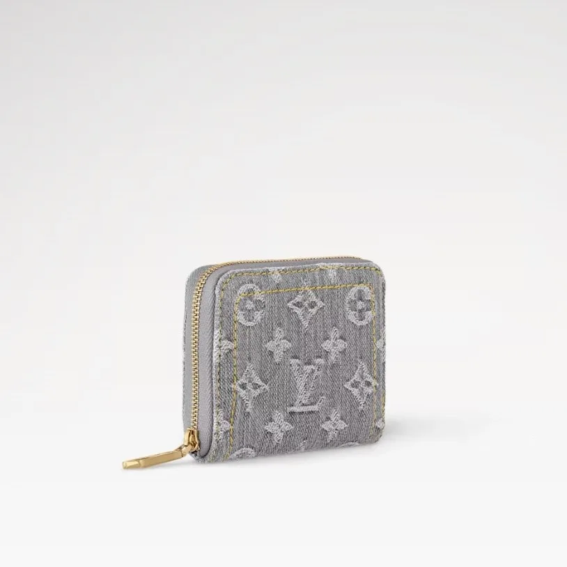 Alternative view of Louis Vuitton Zippy Coin Purse Washed Gray /