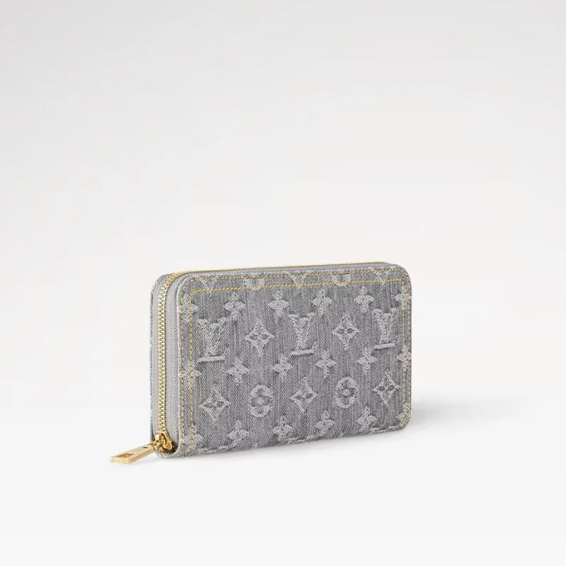 Alternative view of Louis Vuitton Zippy Wallet Washed Gray /