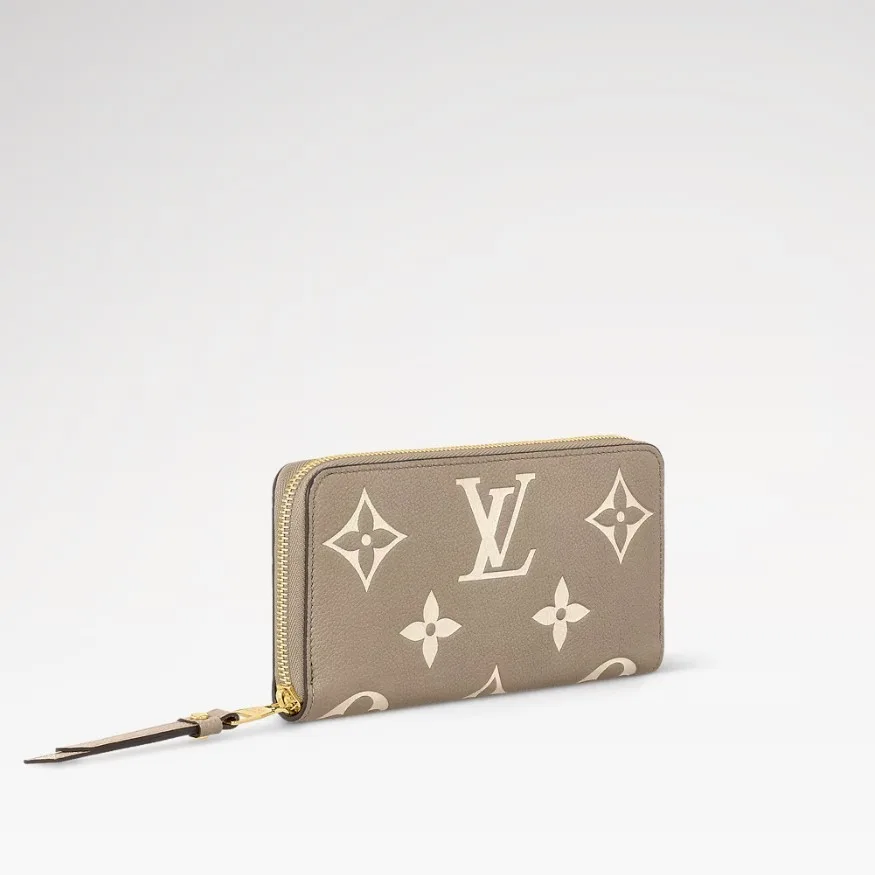 Louis Vuitton Zippy Wallet Monogram Empreinte Dove/Cream / - Image 3
