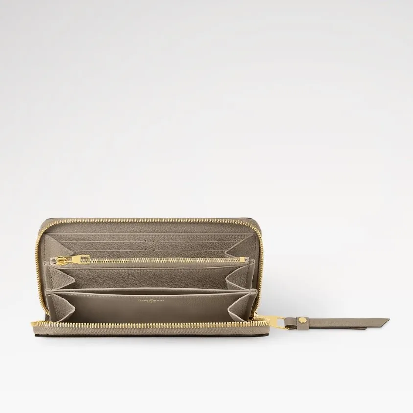 Louis Vuitton Zippy Wallet Monogram Empreinte Dove/Cream / - Image 4