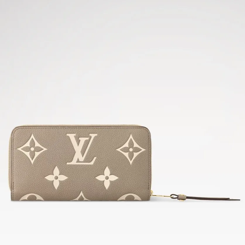 Louis Vuitton Zippy Wallet Monogram Empreinte Dove/Cream / - Image 5