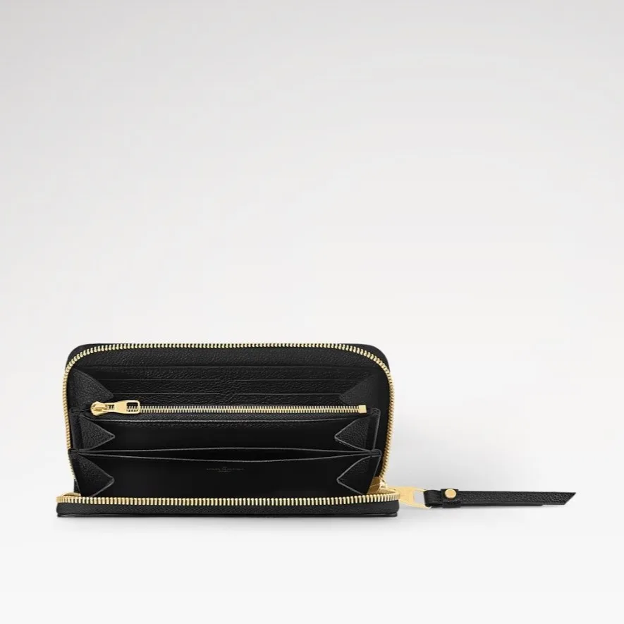 Louis Vuitton Zippy Wallet Monogram Empreinte Black/Beige / - Image 3