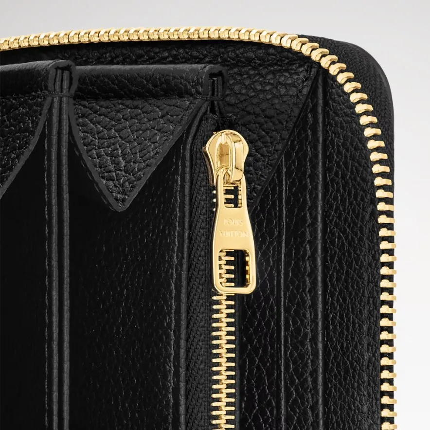 Louis Vuitton Zippy Wallet Monogram Empreinte Black/Beige / - Image 4