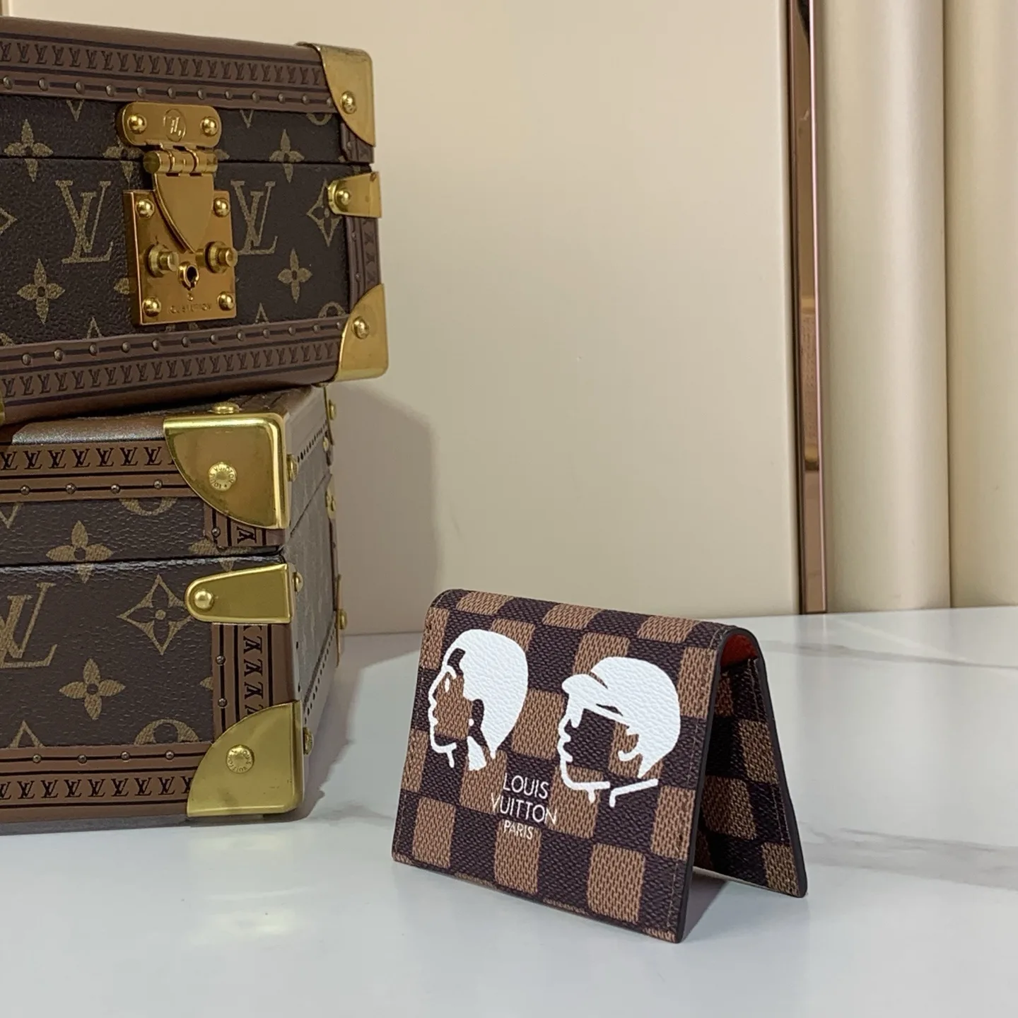 Louis Vuitton Slim Card Holder Wallet Brown / - Image 3