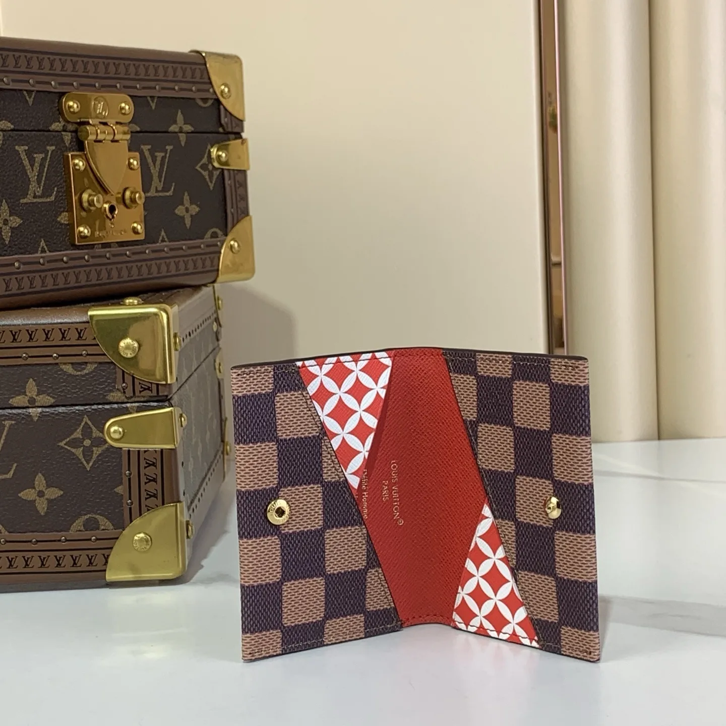 Louis Vuitton Slim Card Holder Wallet Brown / - Image 5