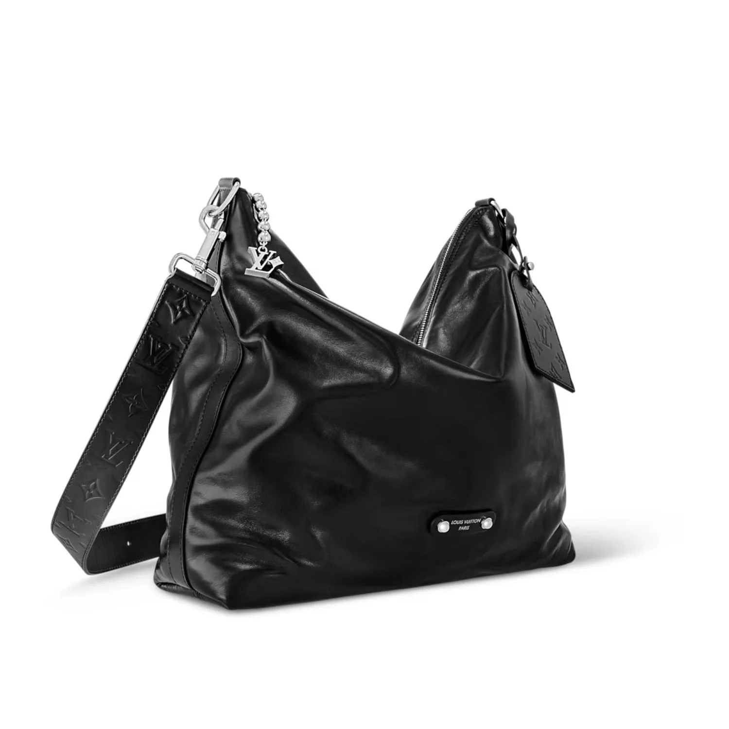 Louis Vuitton Vagabond Hobo Bag Black / - Image 4