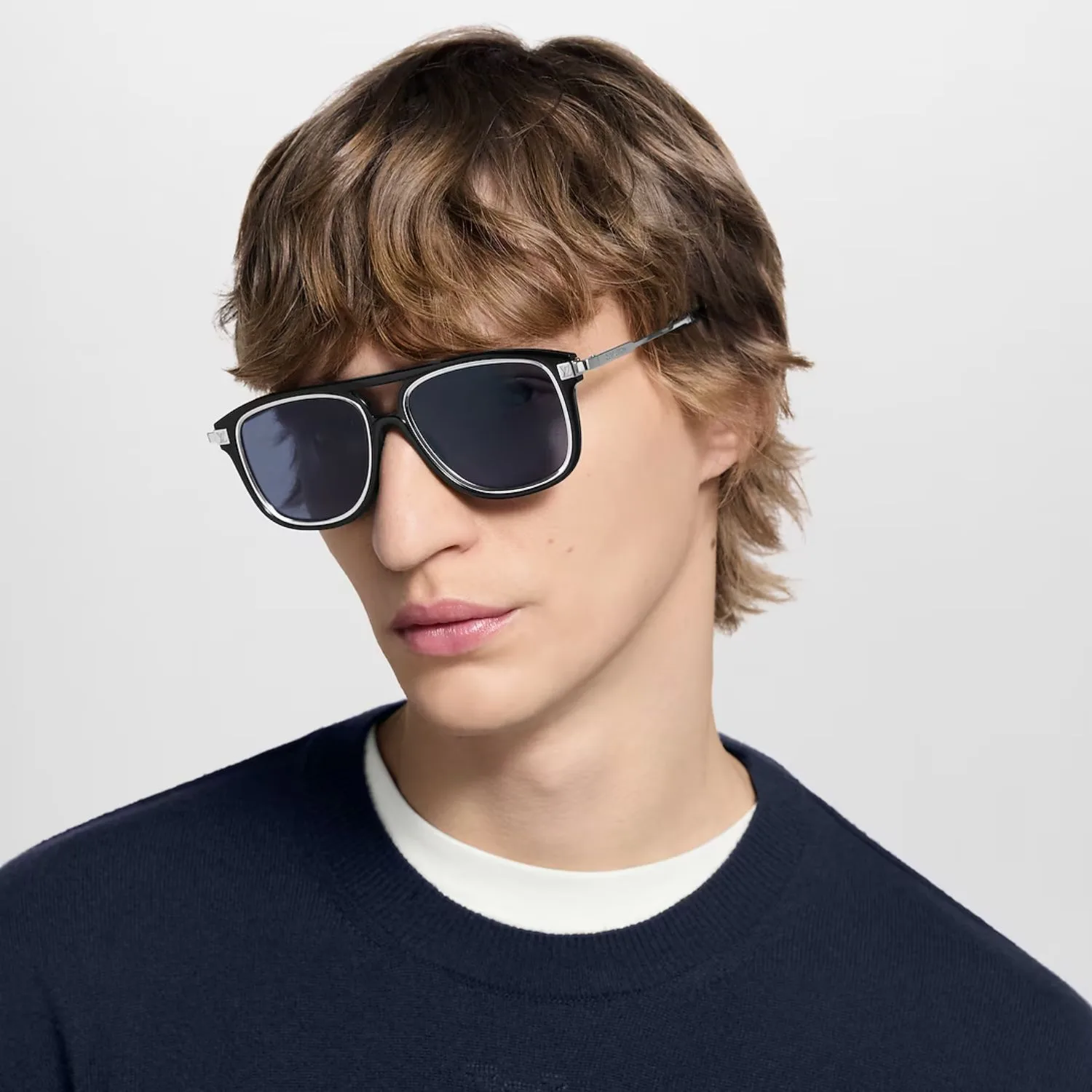 Louis Vuitton Legacy Pilot Sunglasses Black - Image 6