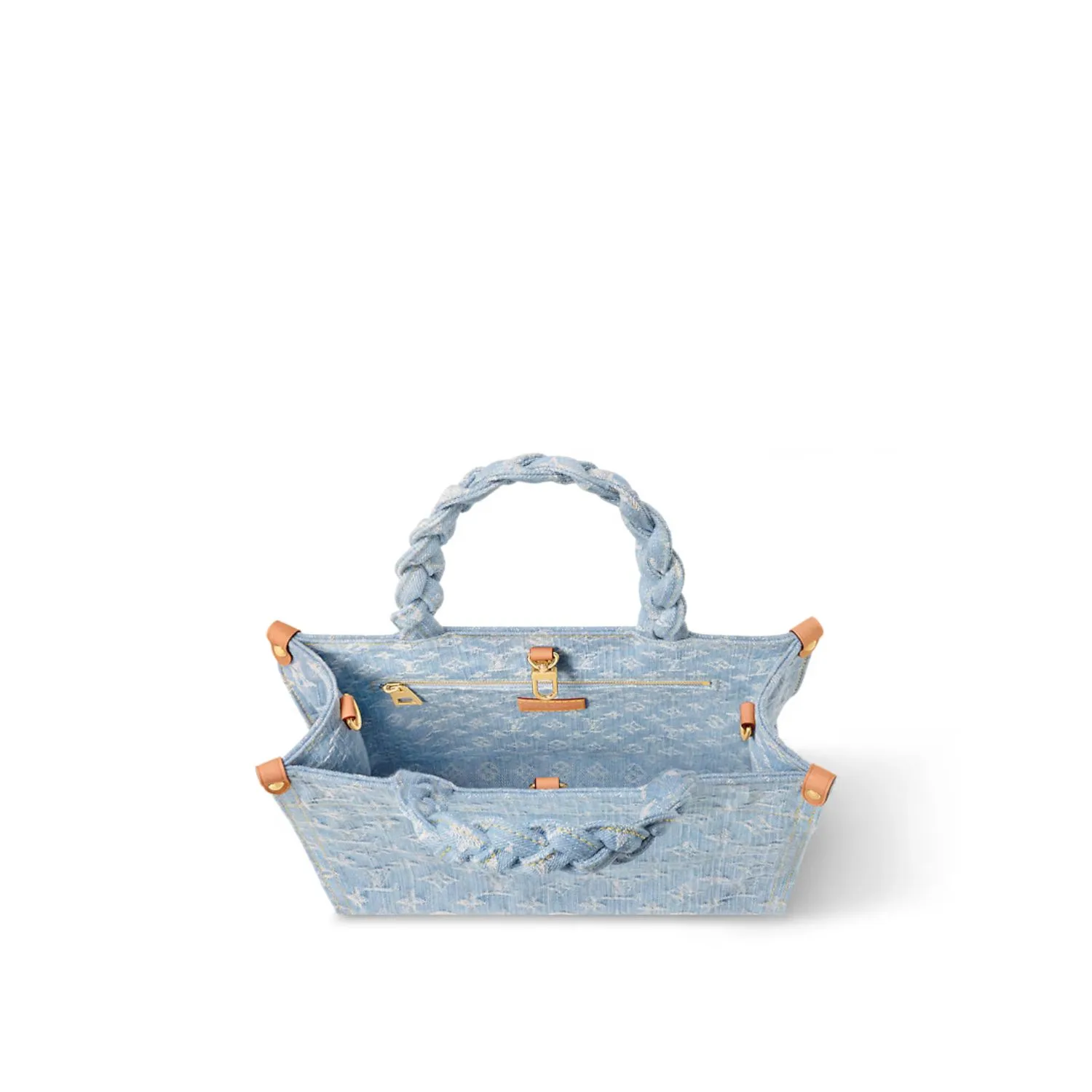 Louis Vuitton Let Go PM Denim Handbag Blue / - Image 3