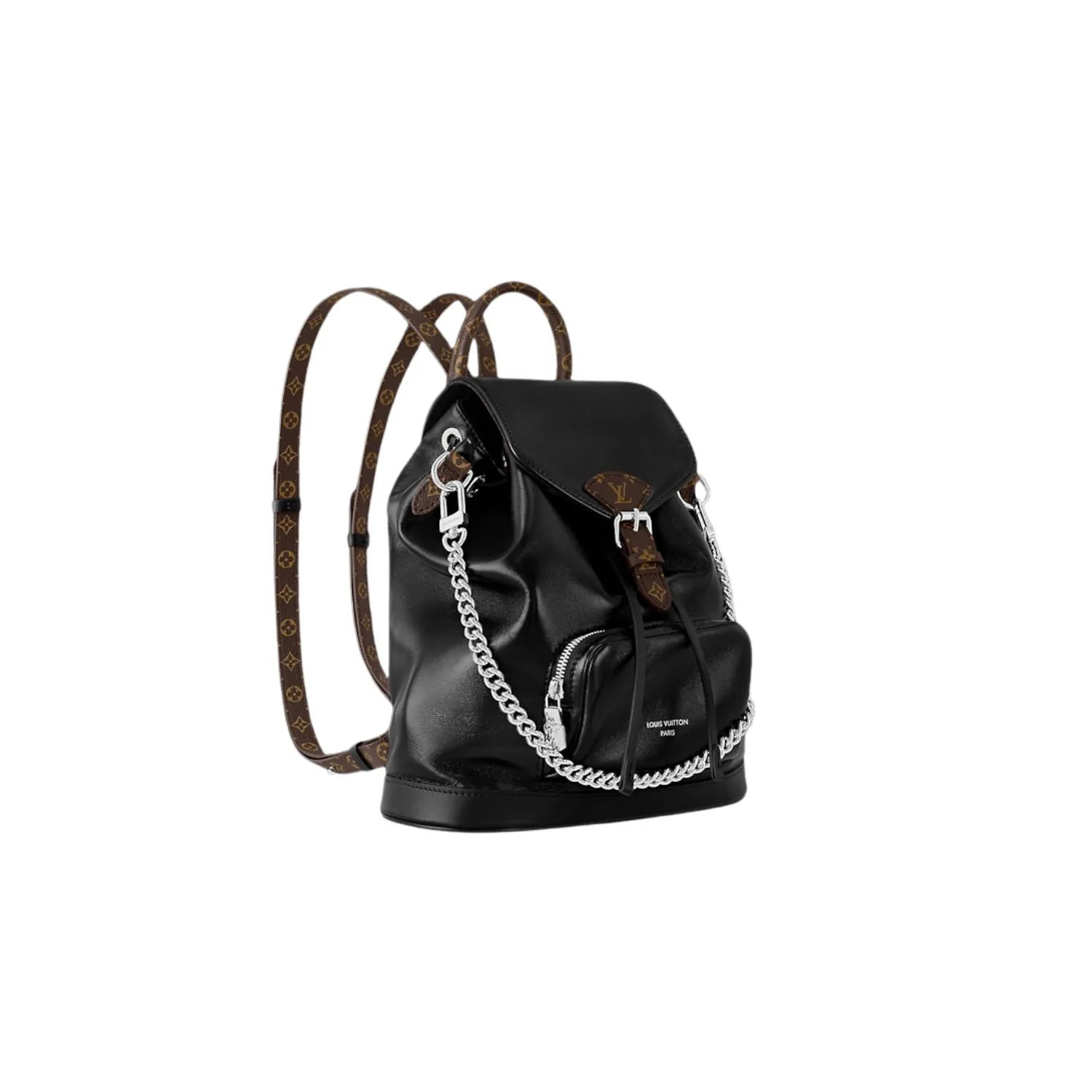 Alternative view of Louis Vuitton Montsouris PM Black /