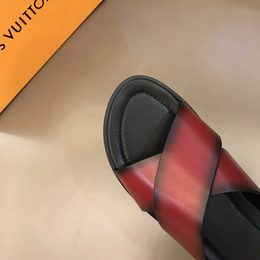 Louis Vuitton LV Oasis Mule Red - Image 8