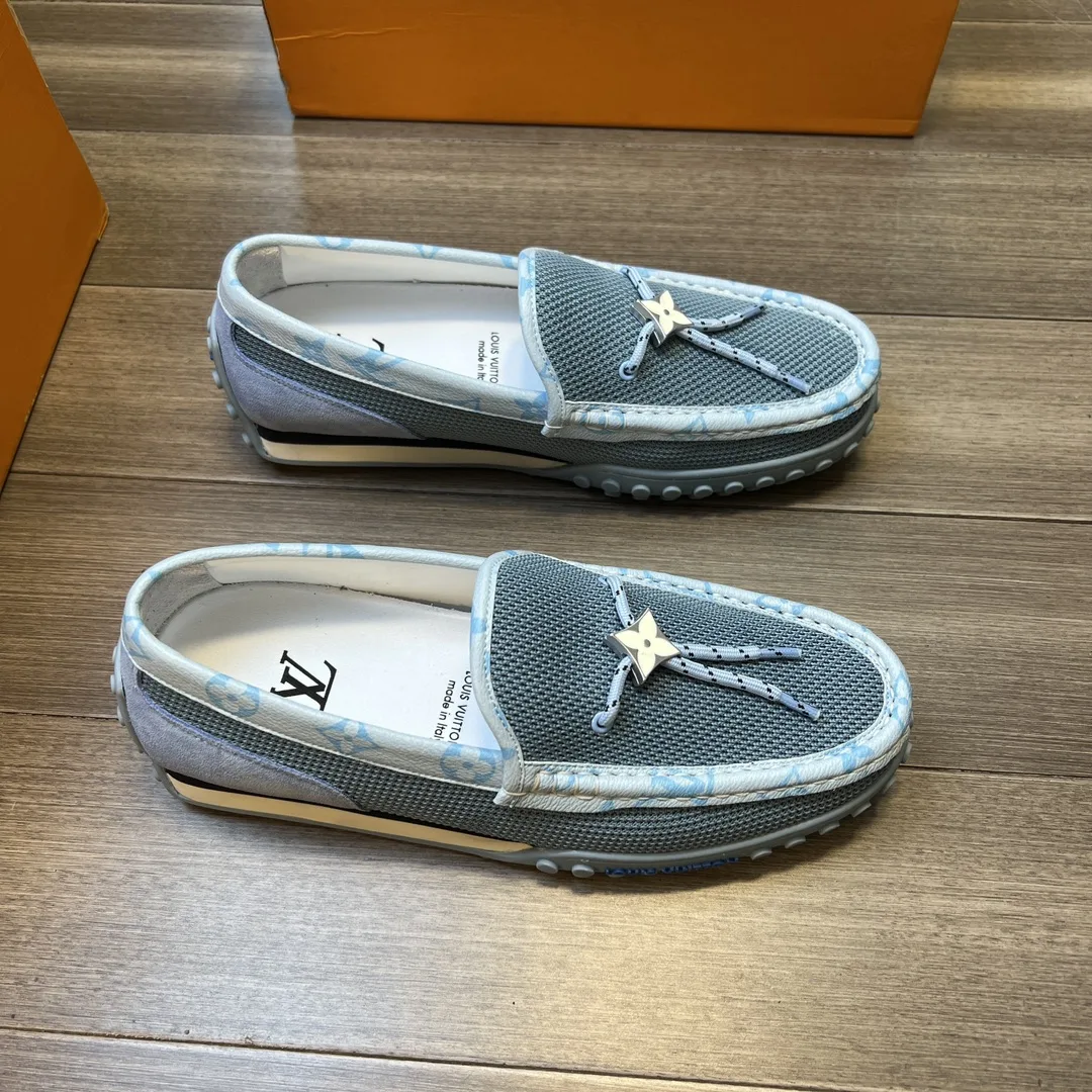 Alternative view of Louis Vuitton LV Racer Moccasin Blue