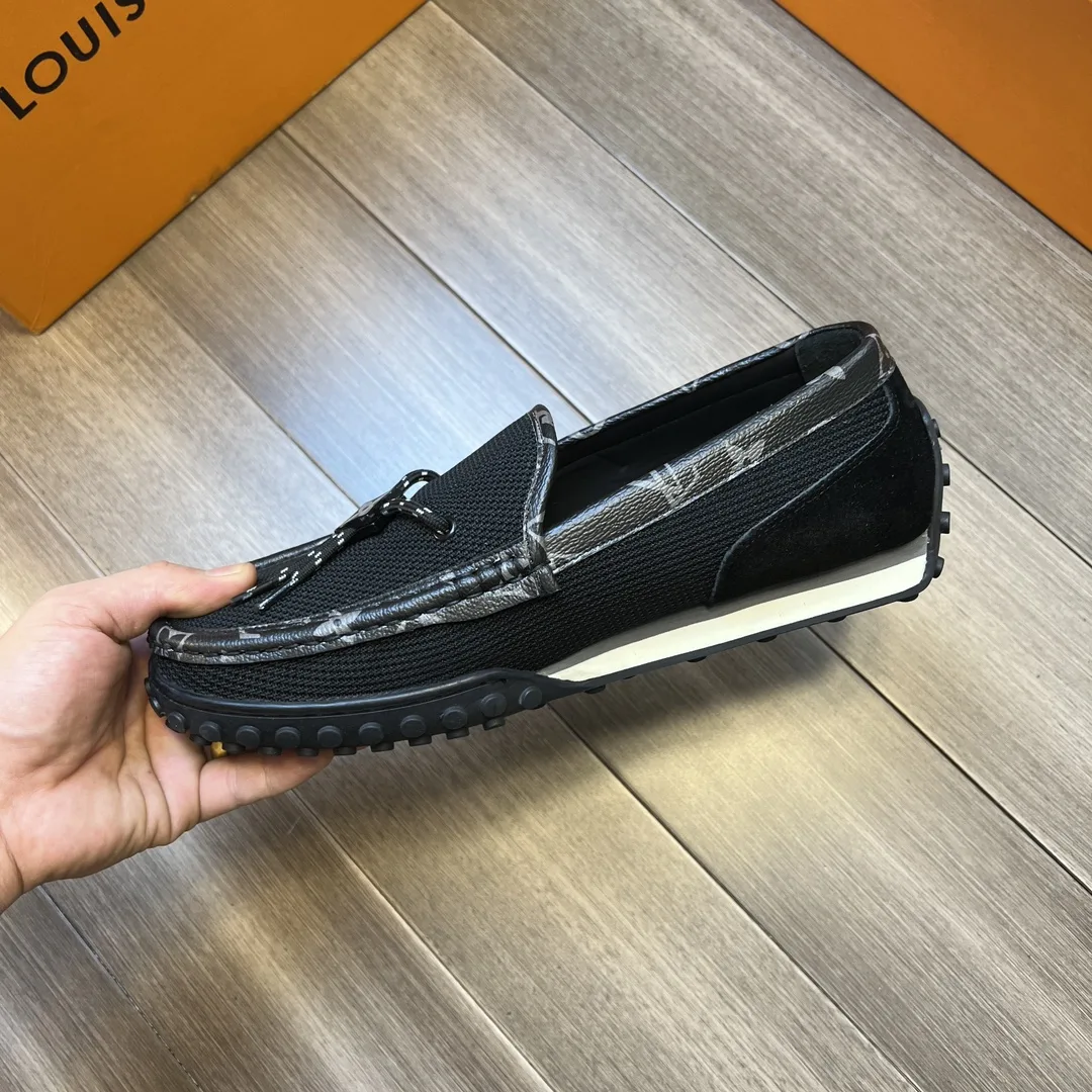 Louis Vuitton LV Racer Moccasin Black 1A9ZH6 - Image 9