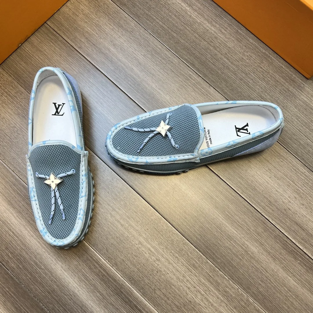 Louis Vuitton LV Racer Moccasin Blue - Image 3
