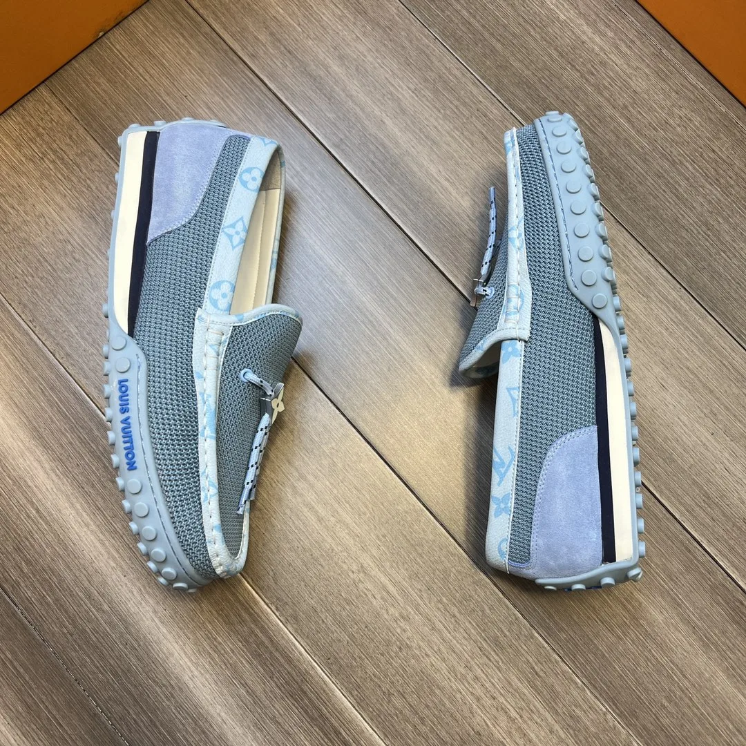 Louis Vuitton LV Racer Moccasin Blue - Image 6