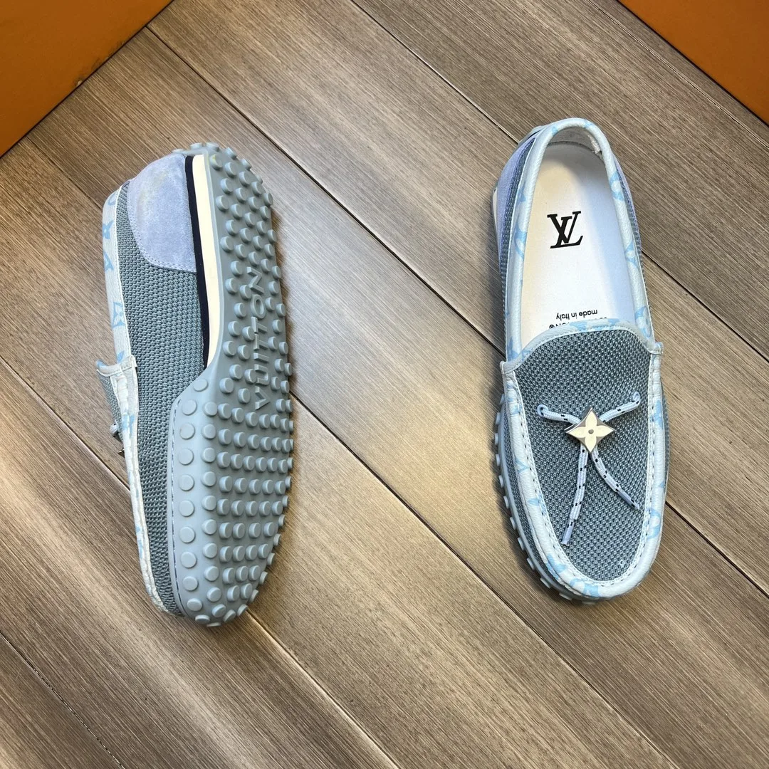 Louis Vuitton LV Racer Moccasin Blue - Image 7