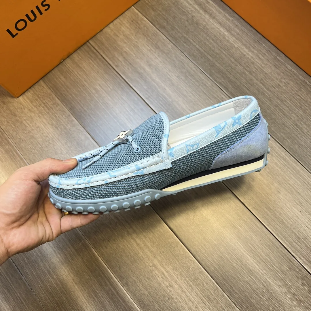 Louis Vuitton LV Racer Moccasin Blue - Image 8