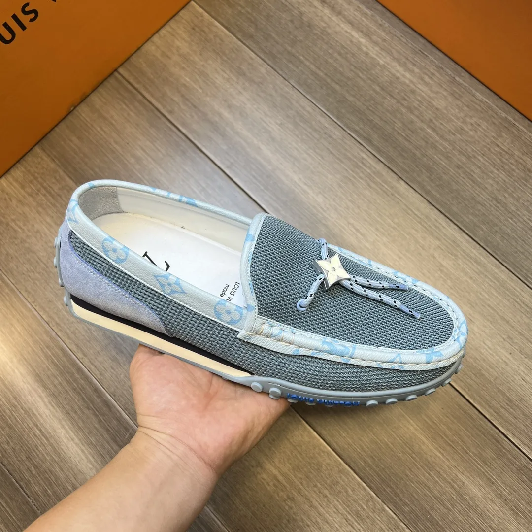 Louis Vuitton LV Racer Moccasin Blue - Image 9