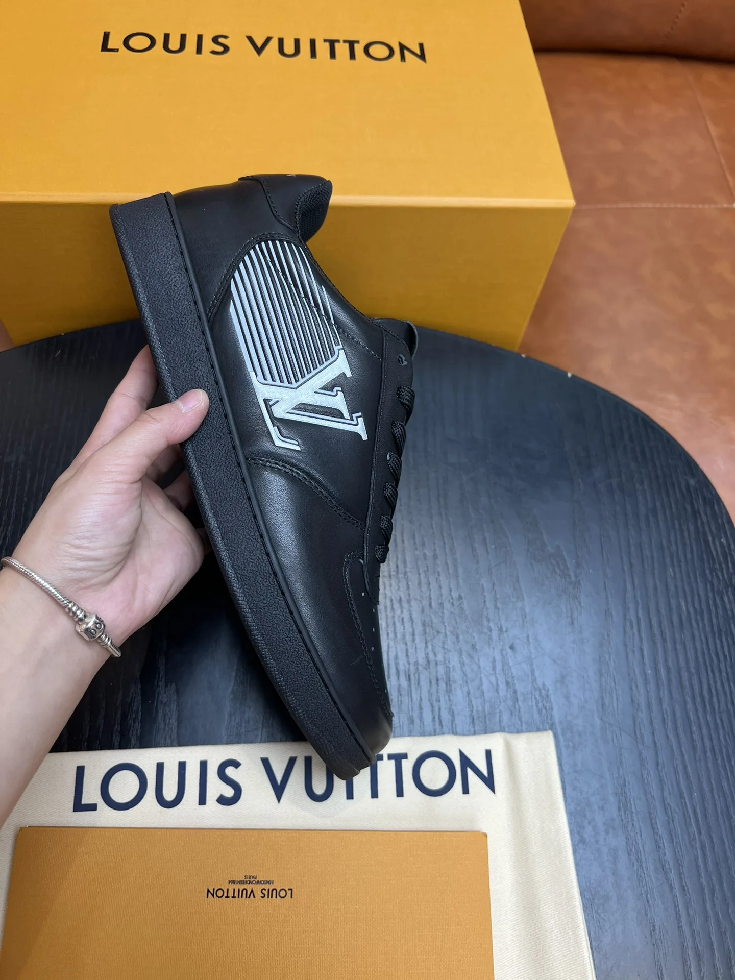 Alternative view of Louis Vuitton LV Rivoli Sneaker Black