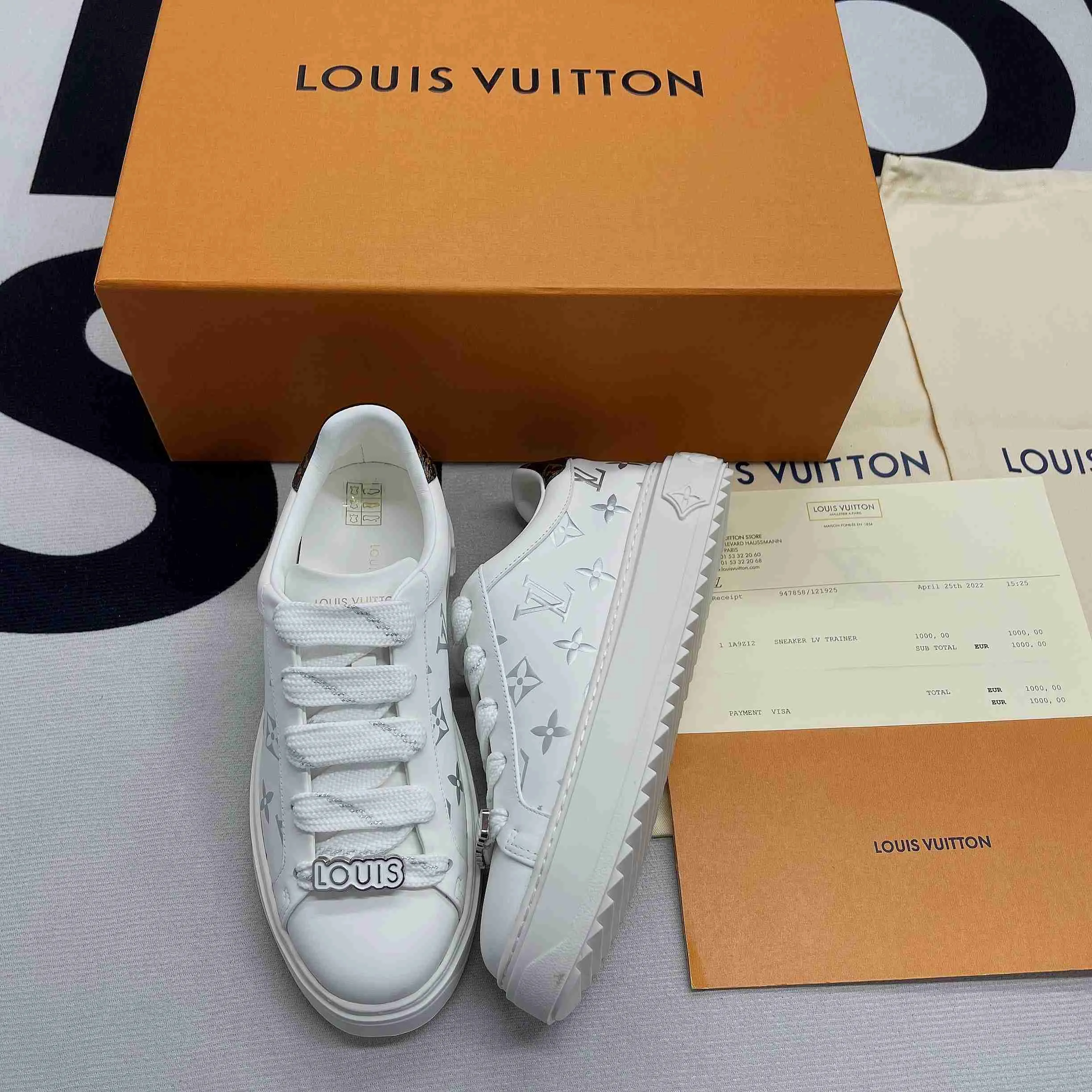 Louis Vuitton LV Time Out Sneaker White - Image 7