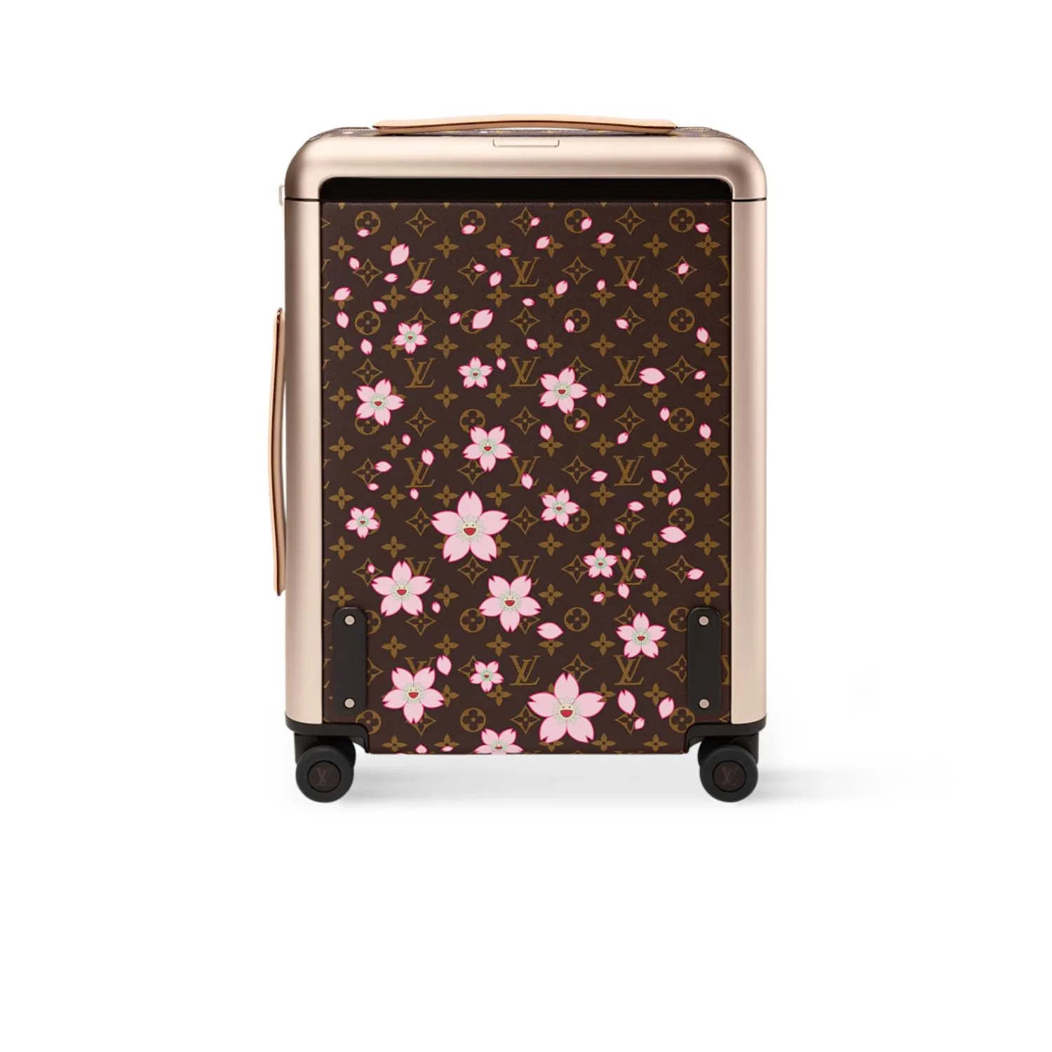 Louis Vuitton LV x TM Horizon 55 Suitcase / Sakura Brown Gold Hardware - Image 4