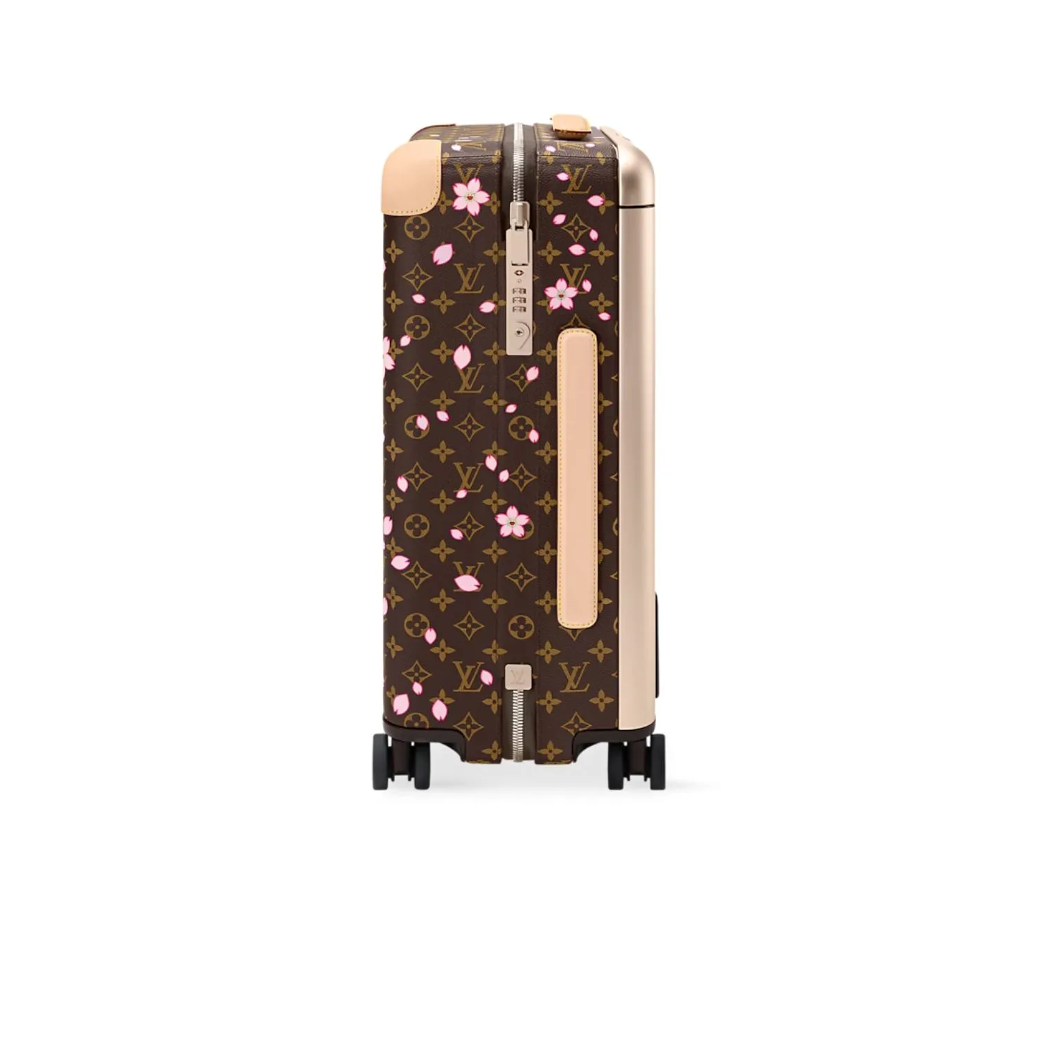 Louis Vuitton LV x TM Horizon 55 Suitcase / Sakura Brown Gold Hardware - Image 3