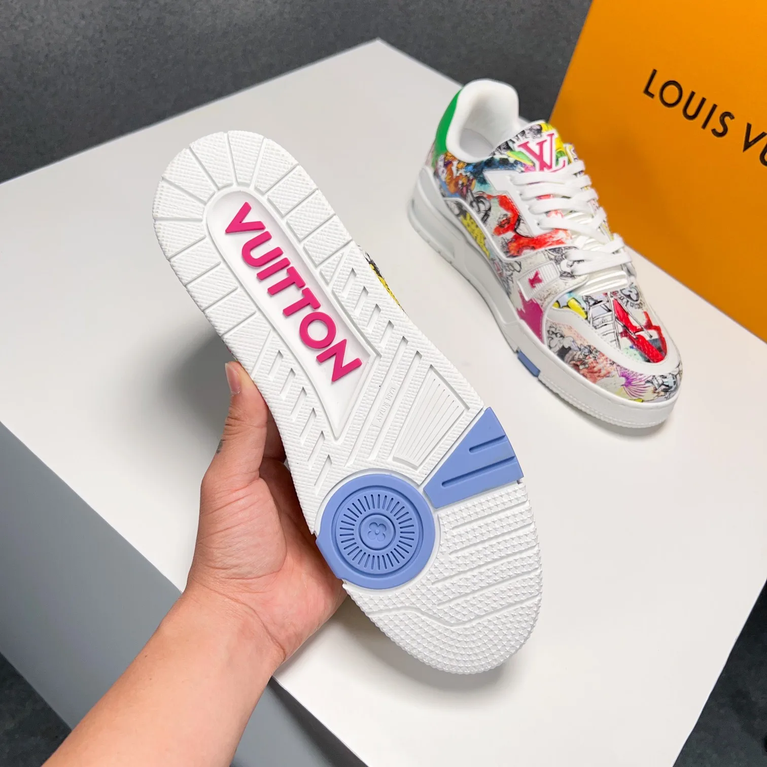 Alternative view of Louis Vuitton LV Trainer Sneaker Multicolor