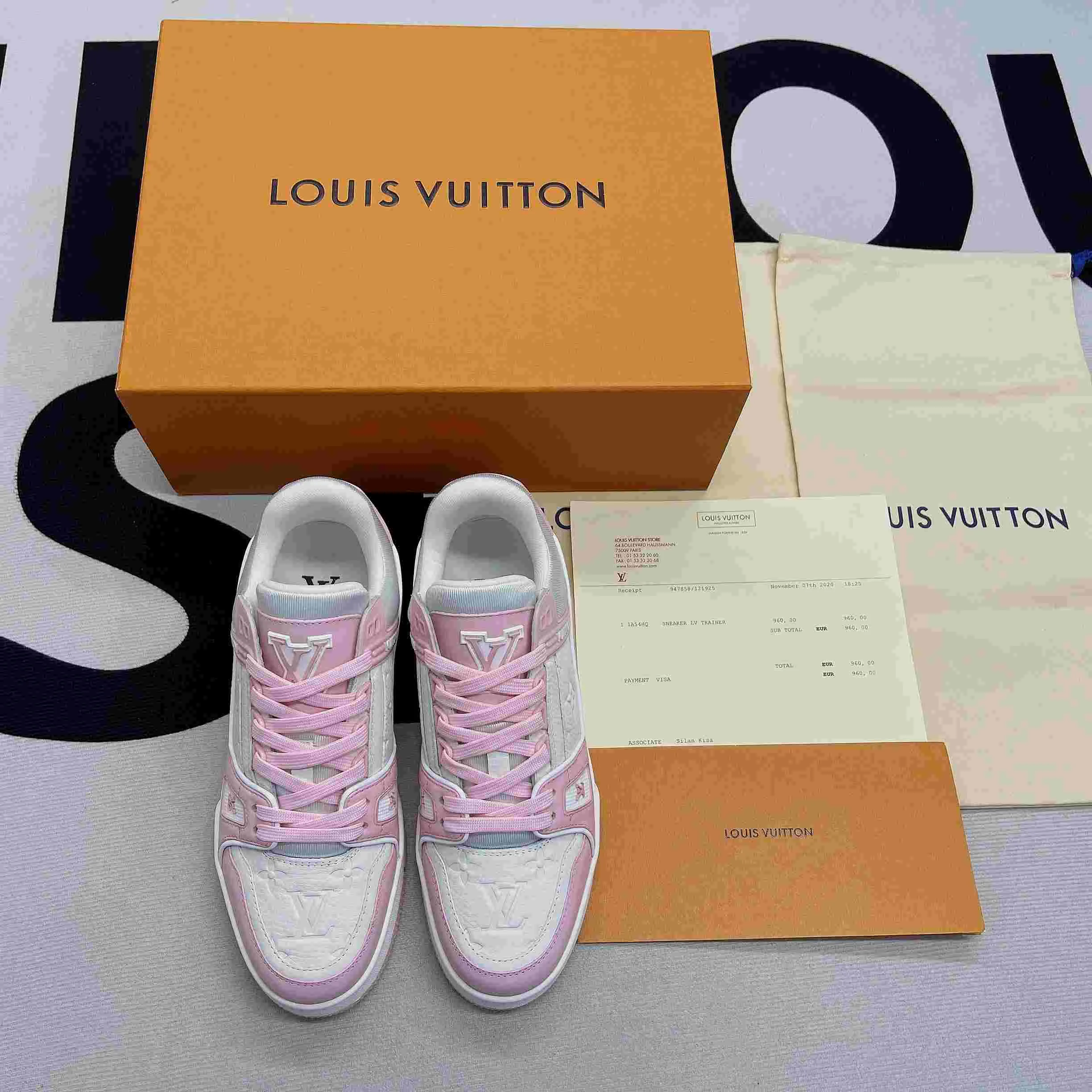 Louis Vuitton Trainer Sneaker Pink - 1ACFXH - Image 8