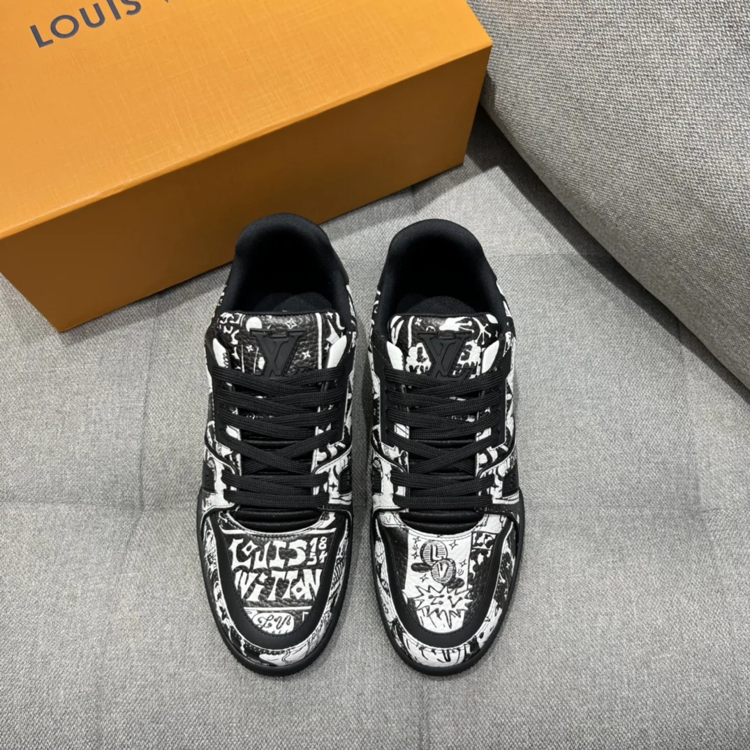 Alternative view of Louis Vuitton LV Trainer Sneaker Black 1AB9WZ