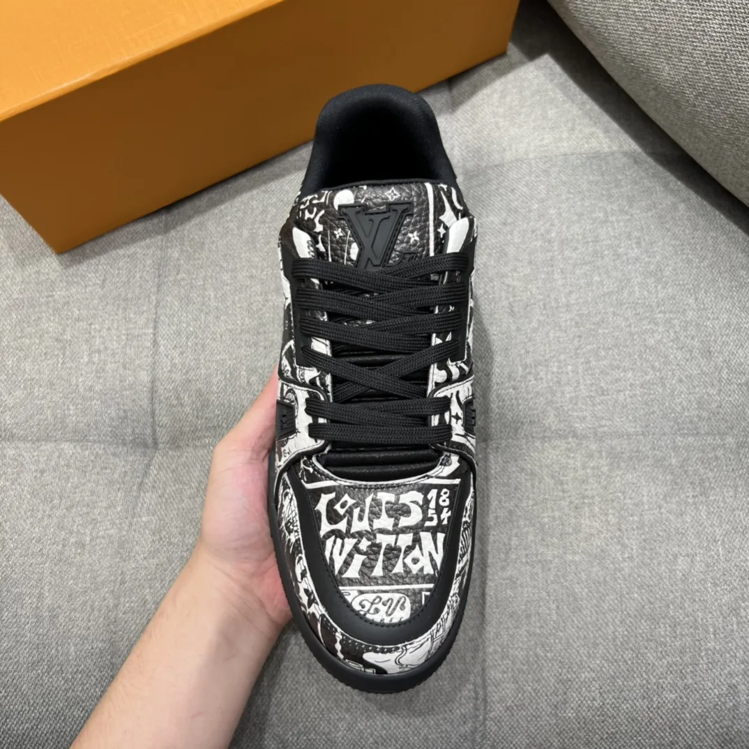 Louis Vuitton LV Trainer Sneaker Black 1AB9WZ - Image 5