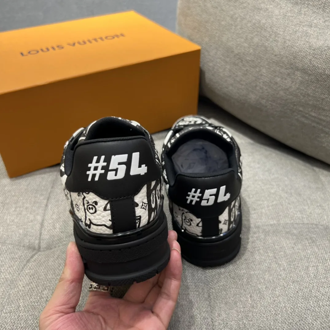 Louis Vuitton LV Trainer Sneaker Black 1AB9WZ - Image 6