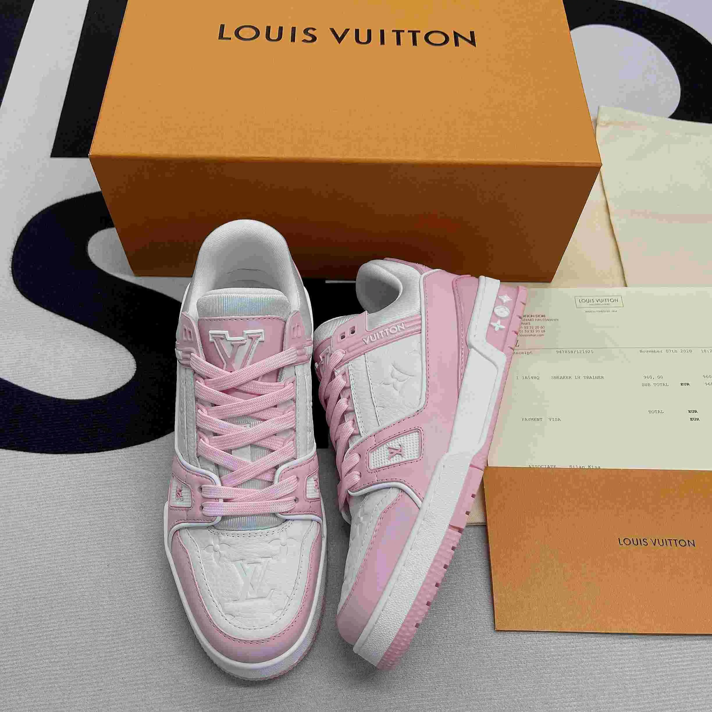 Louis Vuitton Trainer Sneaker Pink - 1ACFXH - Image 7