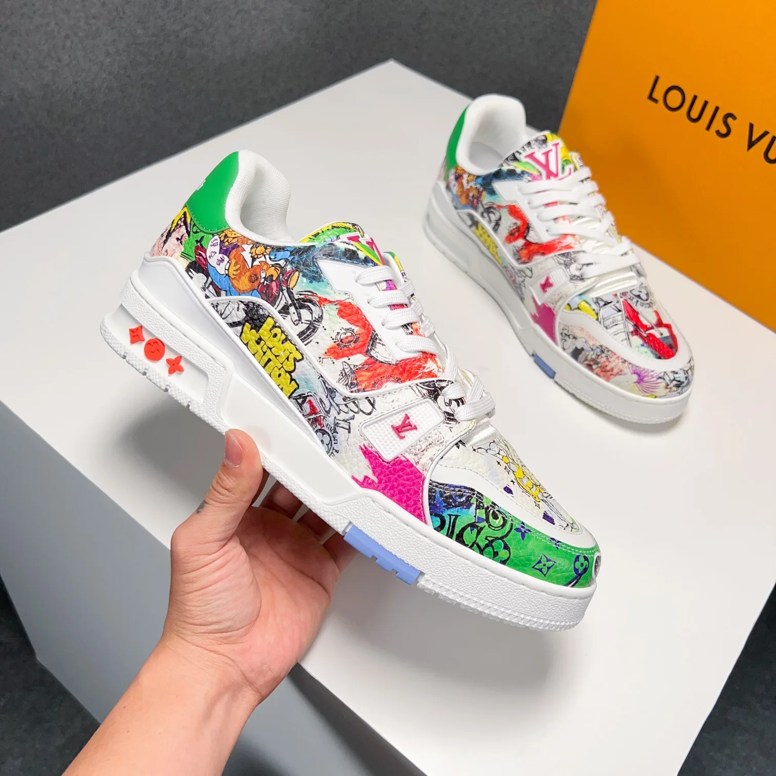 Louis Vuitton LV Trainer Sneaker Multicolor - Image 9
