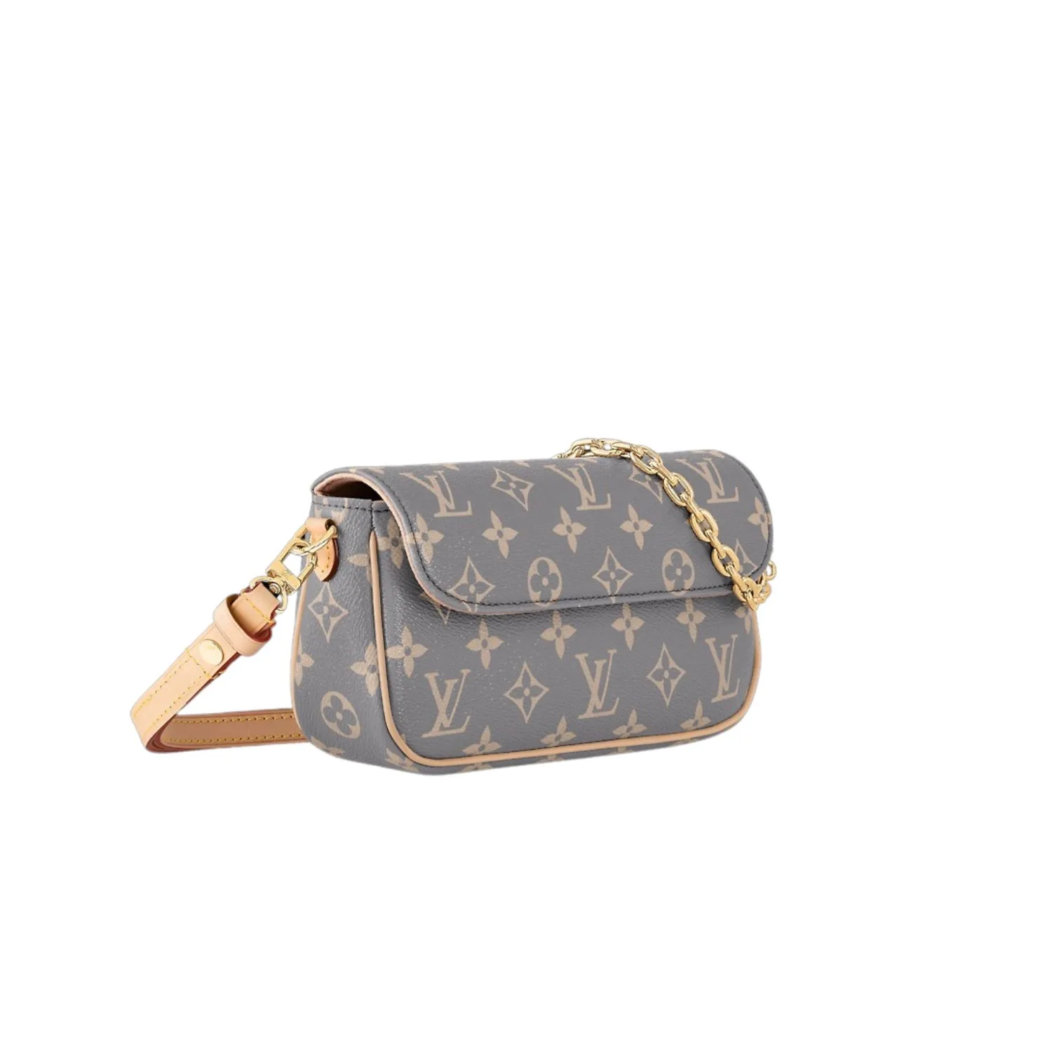 Alternative view of Louis Vuitton Wallet On Chain Ivy Trianon Grey /