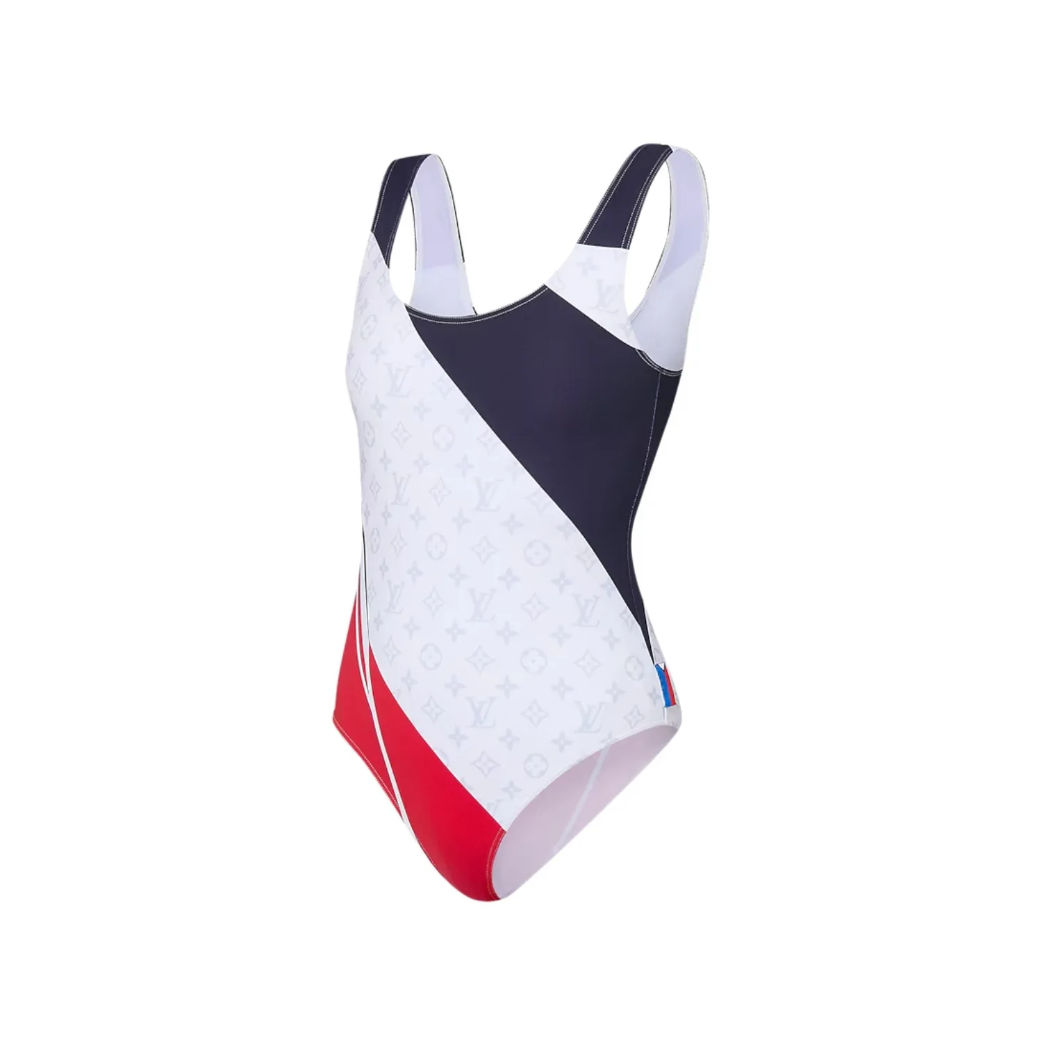 Louis Vuitton LV x AC Flag One-Piece Swimsuit White 1AFZEM - Image 3