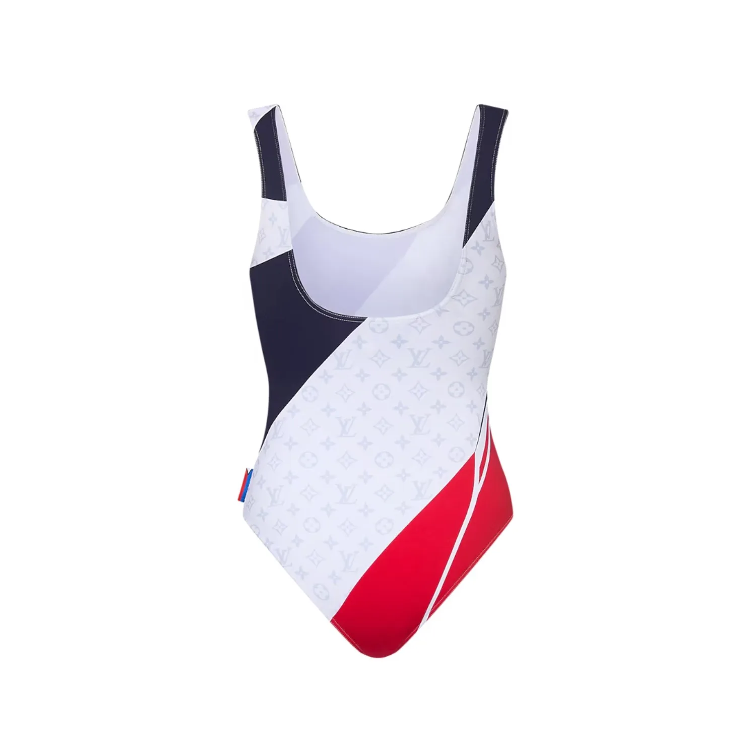 Alternative view of Louis Vuitton LV x AC Flag One-Piece Swimsuit White 1AFZEM